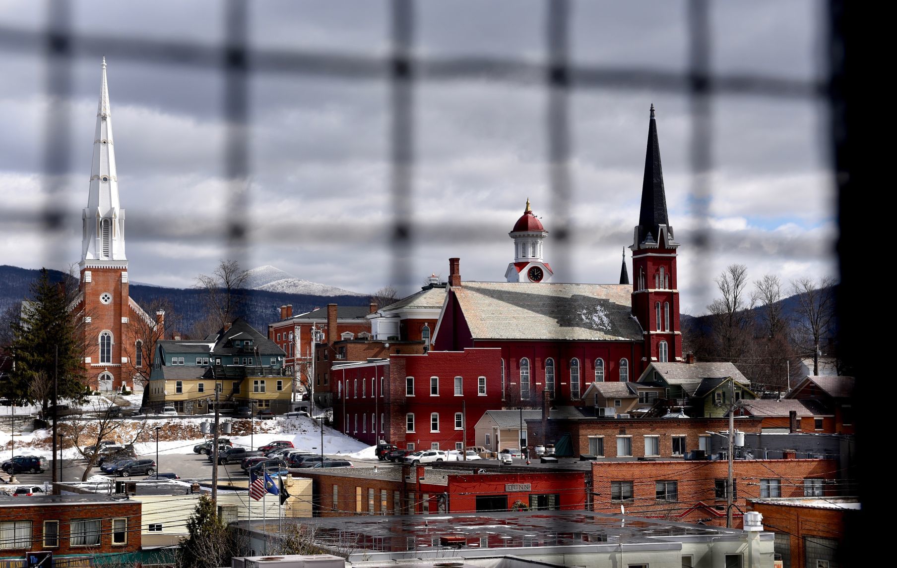 City view toward nearby peaks